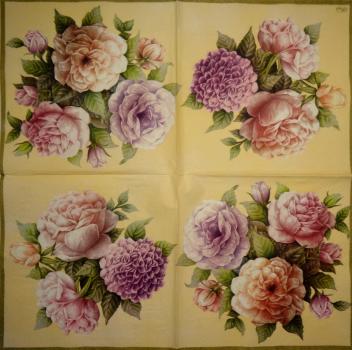 463 Rosen - 3-lagig (grün) - Paw